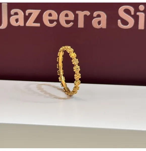 925 silver plated ring - (J-128)