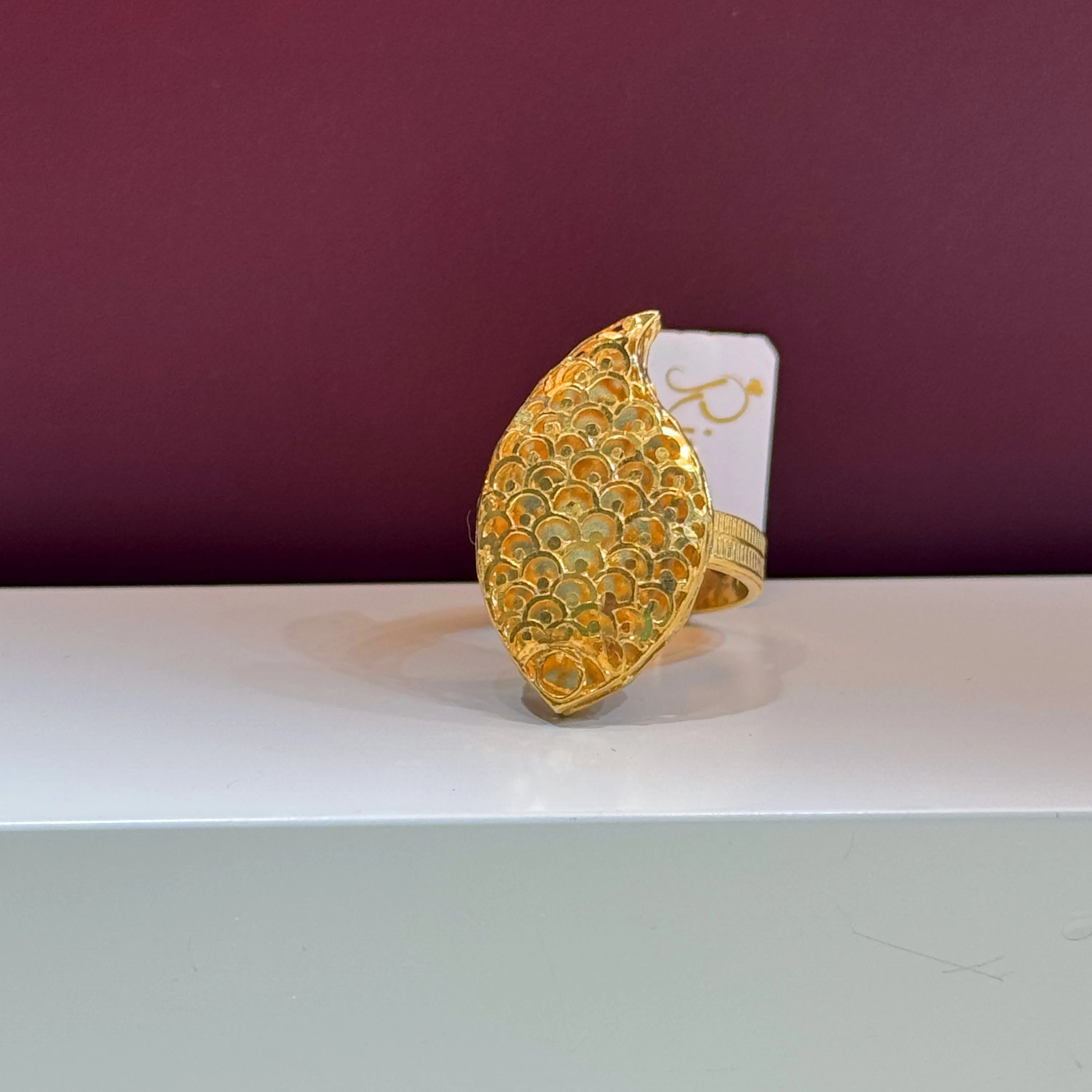 925 sterling silver plated ring