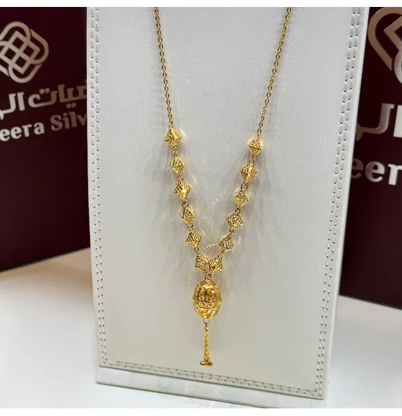 925 sterling silver plated necklace