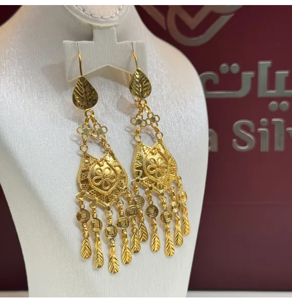 925 sterling silver plated pendant earring