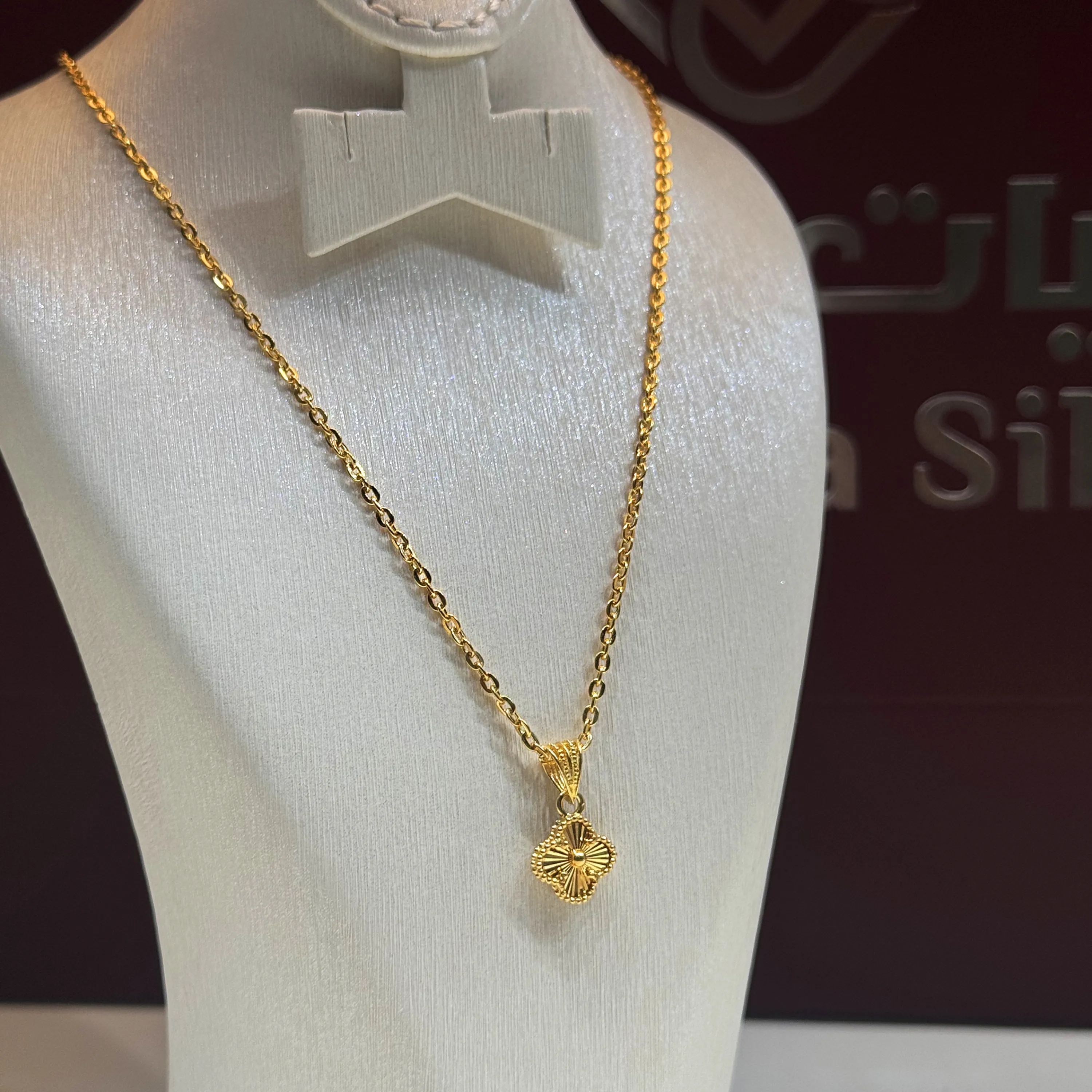 Van Cleef necklace, plated with 925 sterling silver