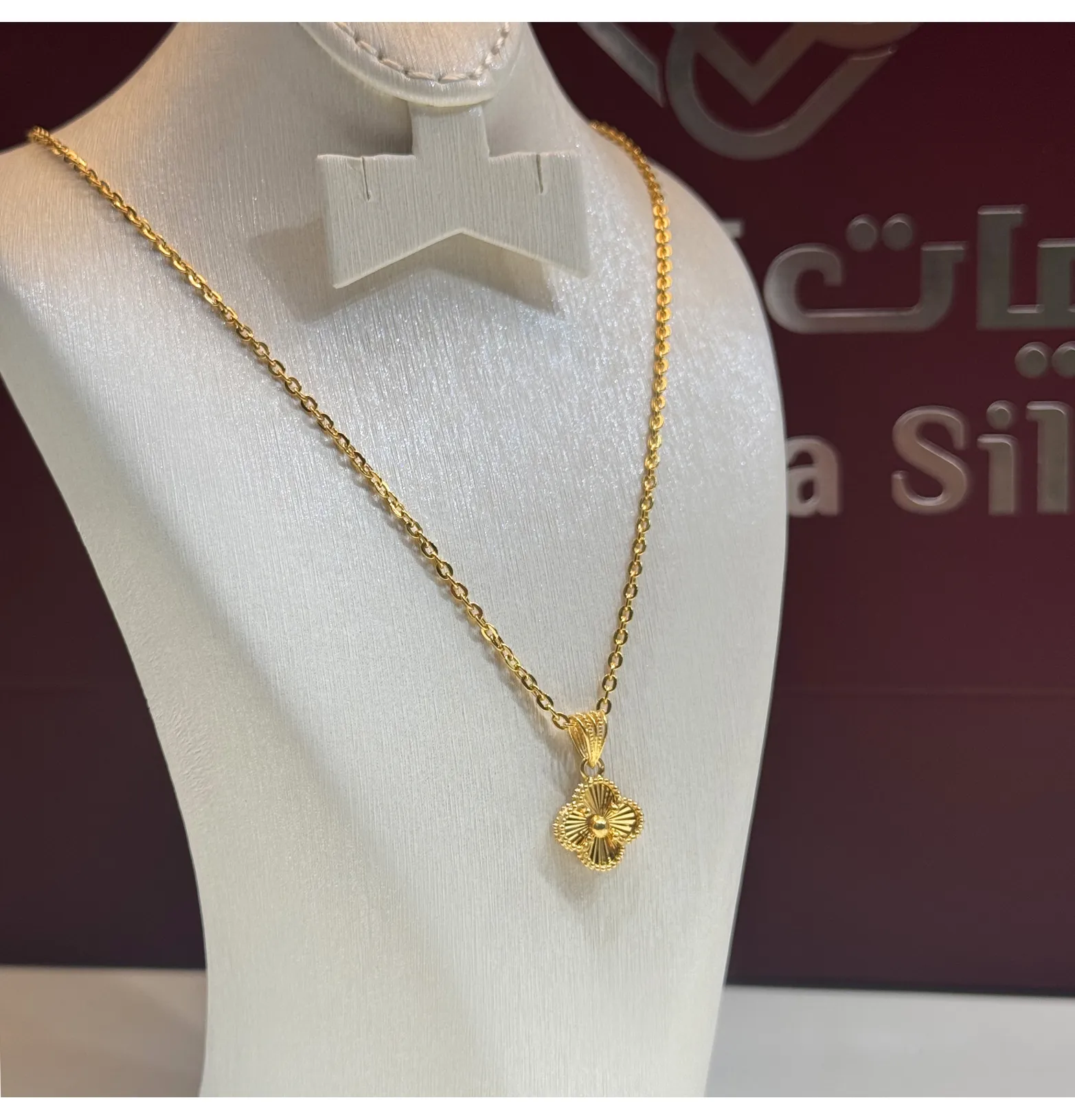 Van Cleef necklace, plated with 925 sterling silver