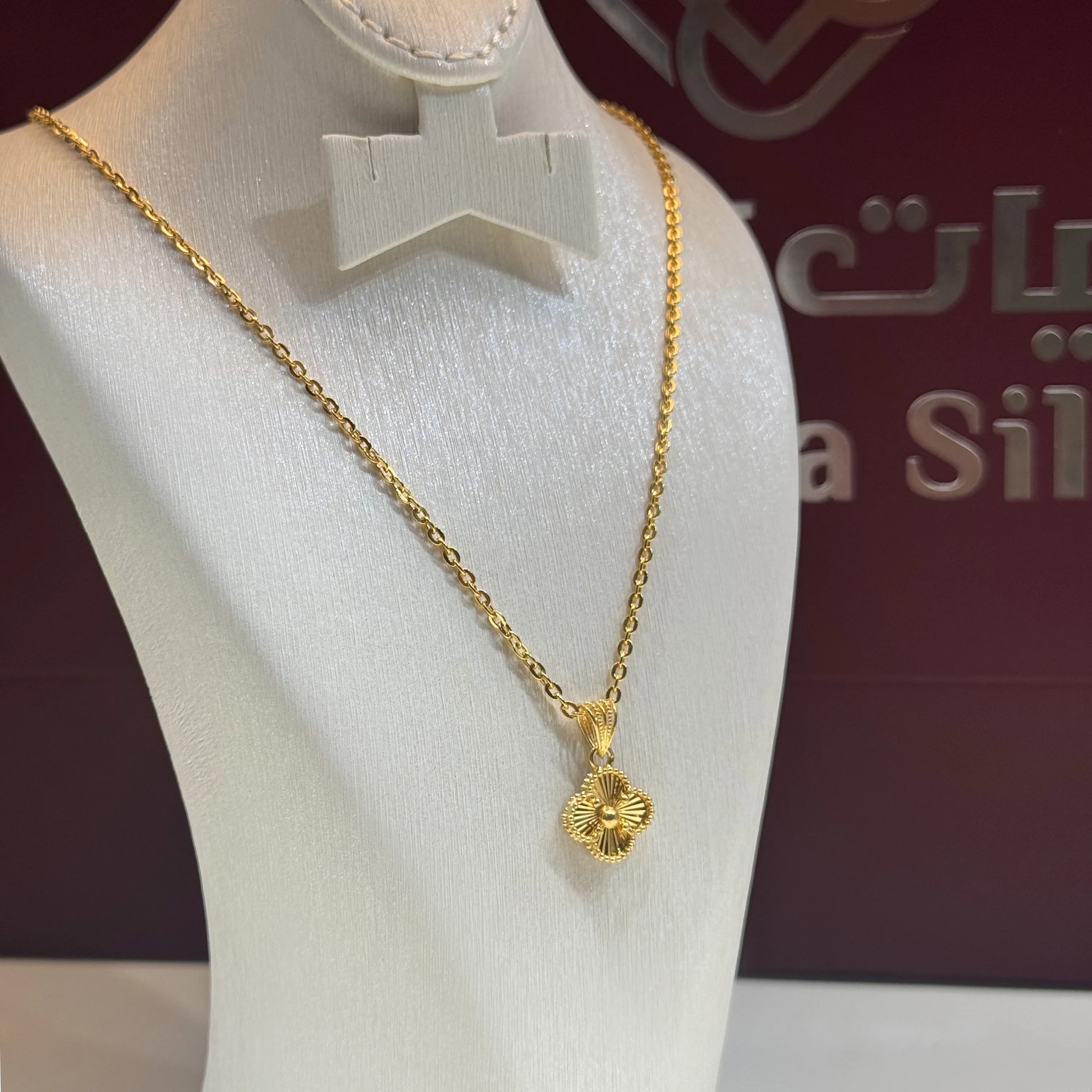 Van Cleef necklace, plated with 925 sterling silver