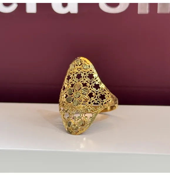 925 sterling silver plated ring - (J-231)