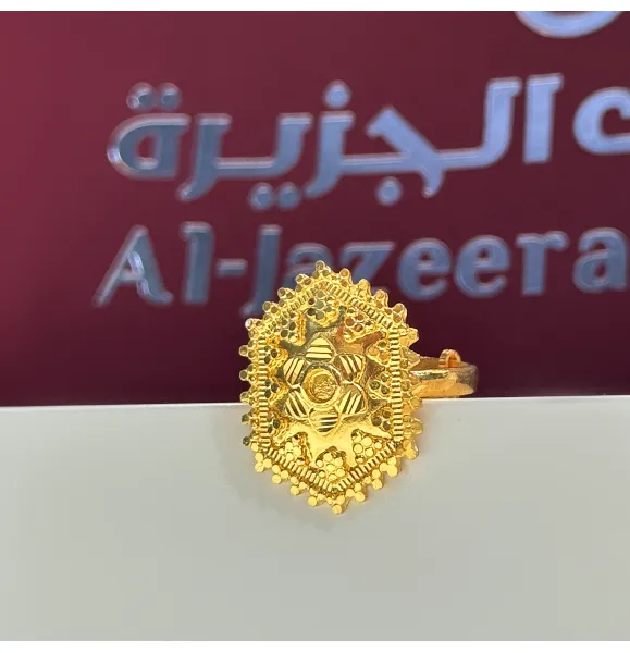 925 sterling silver plated ring - (J-233)