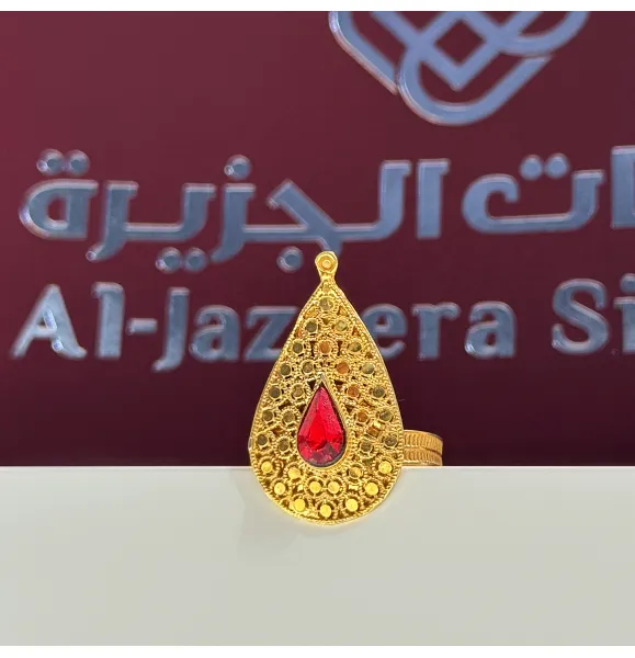 925 sterling silver plated ring - (J-240)