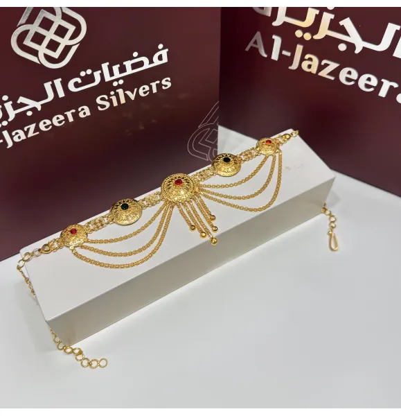 925 sterling silver plated choker - (J-241)