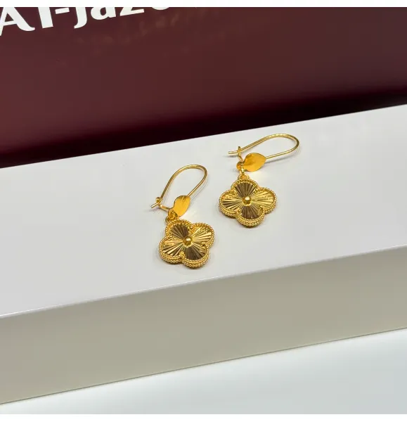 925 sterling silver plated pendant earring - (J-243) 925 sterling silver plated pendant earring - (J-243)