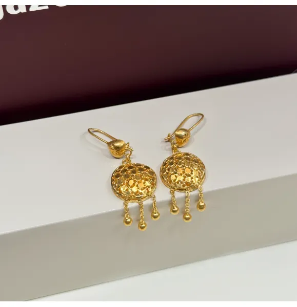 925 sterling silver plated pendant earring - (J-251) 925 sterling silver plated pendant earring - (J-251)