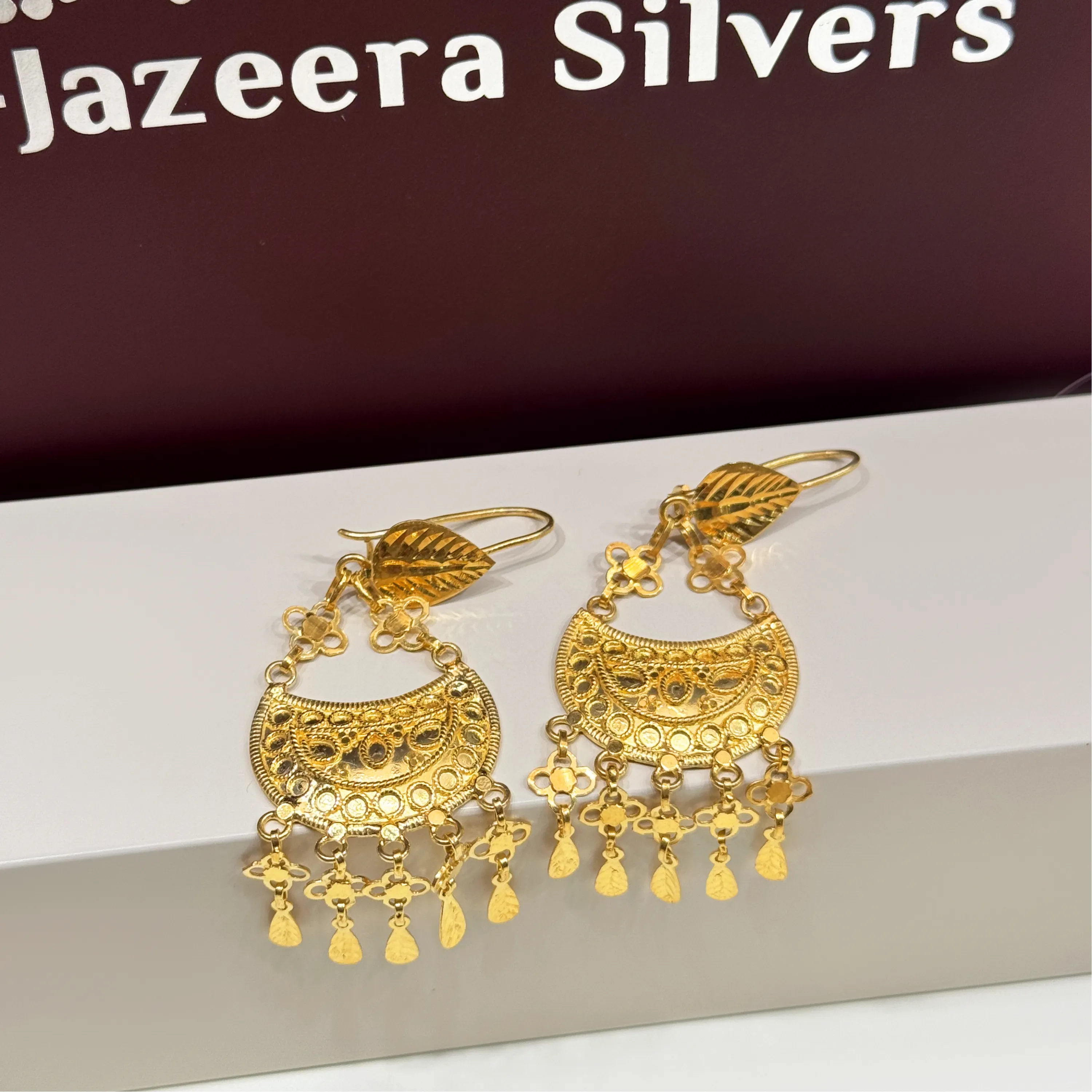 925 sterling silver plated pendant earring