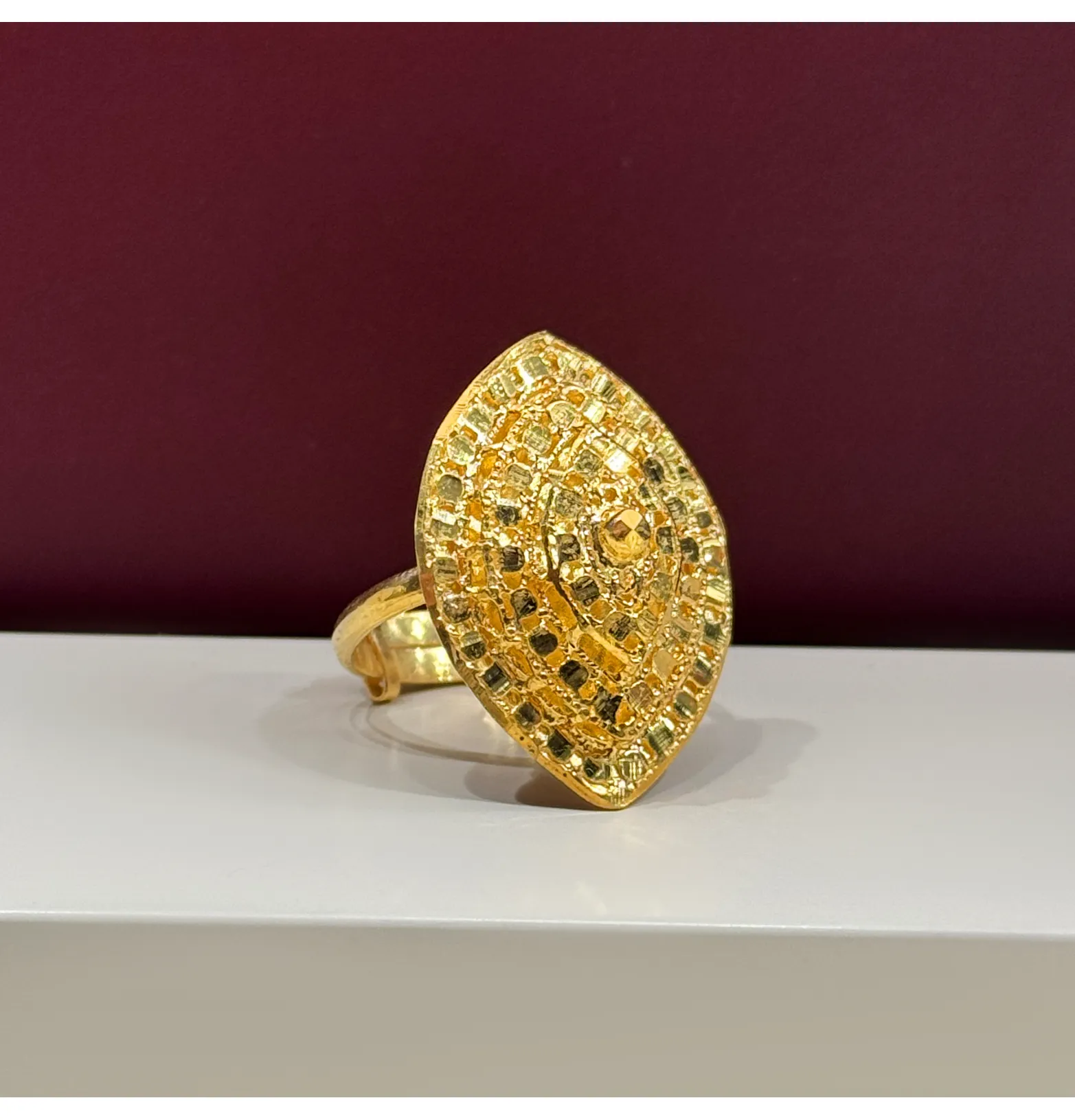 925 sterling silver plated ring
