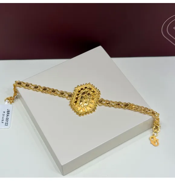 925 sterling silver plated bracelet - (J-258)