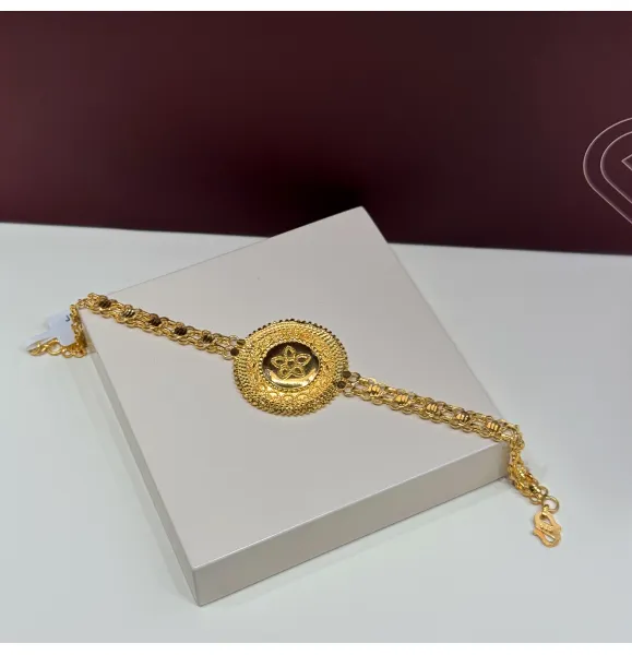 925 sterling silver plated bracelet - (J-260)