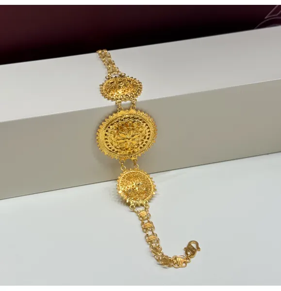 925 sterling silver plated bracelet - (J-261)