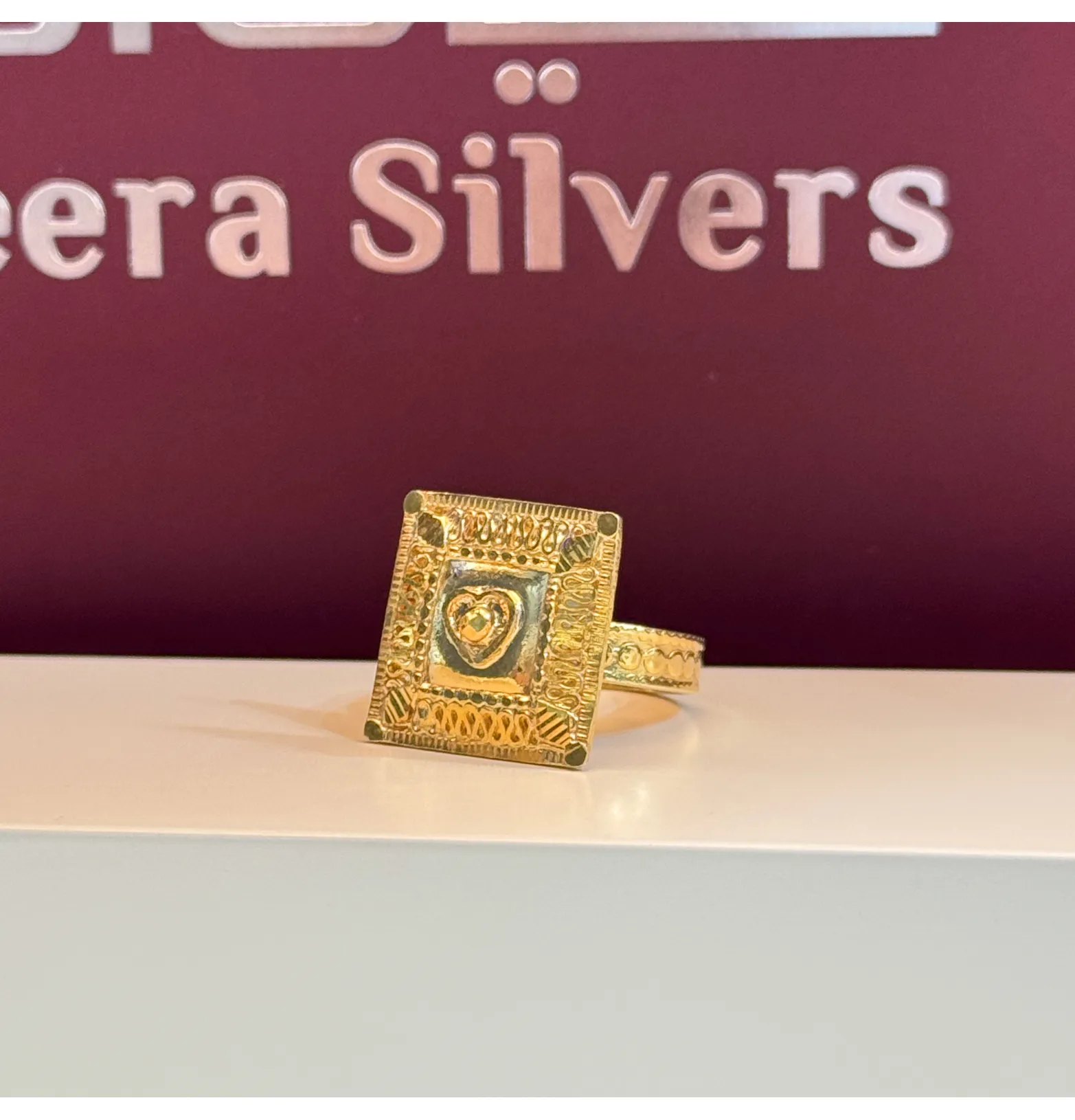 925 sterling silver plated ring