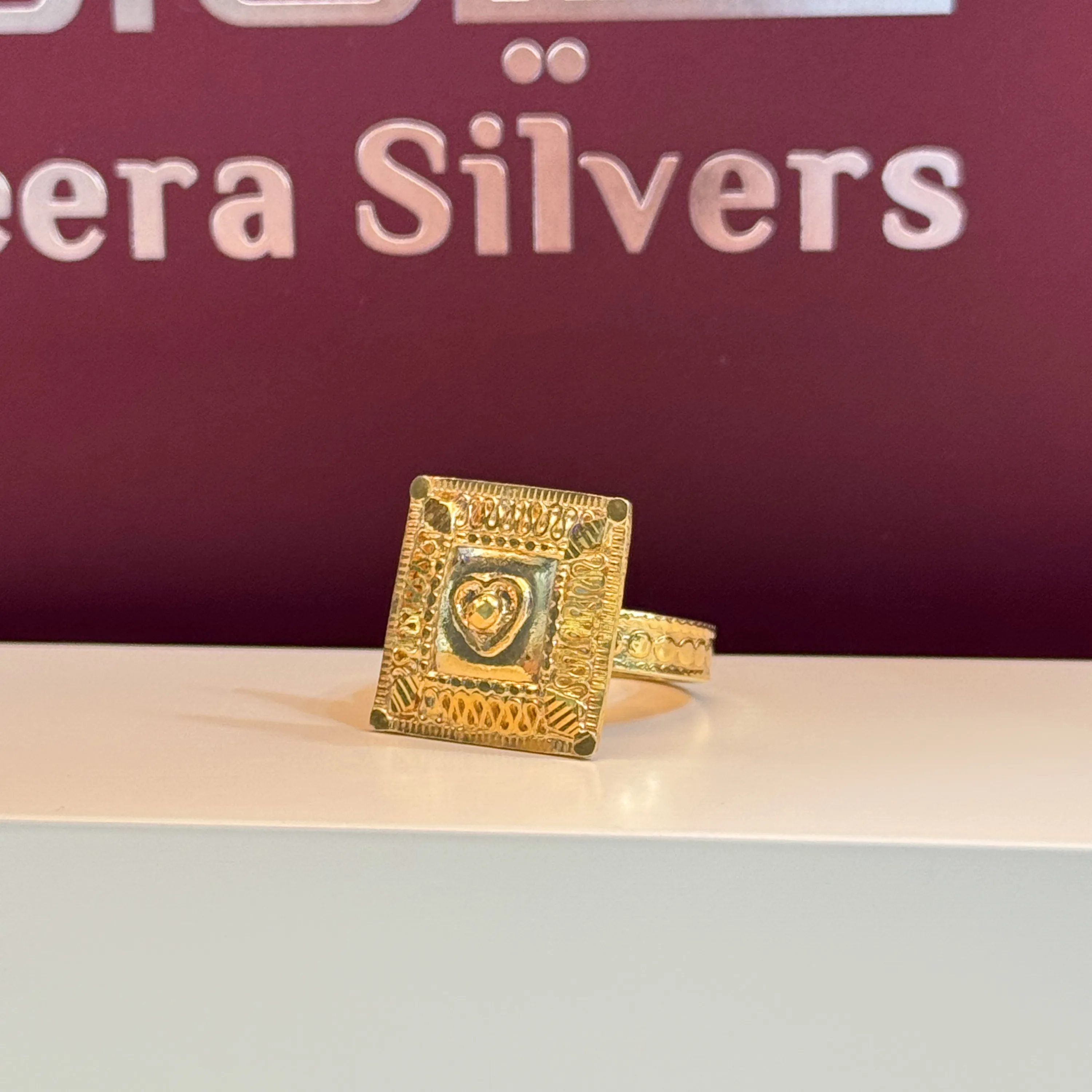 925 sterling silver plated ring