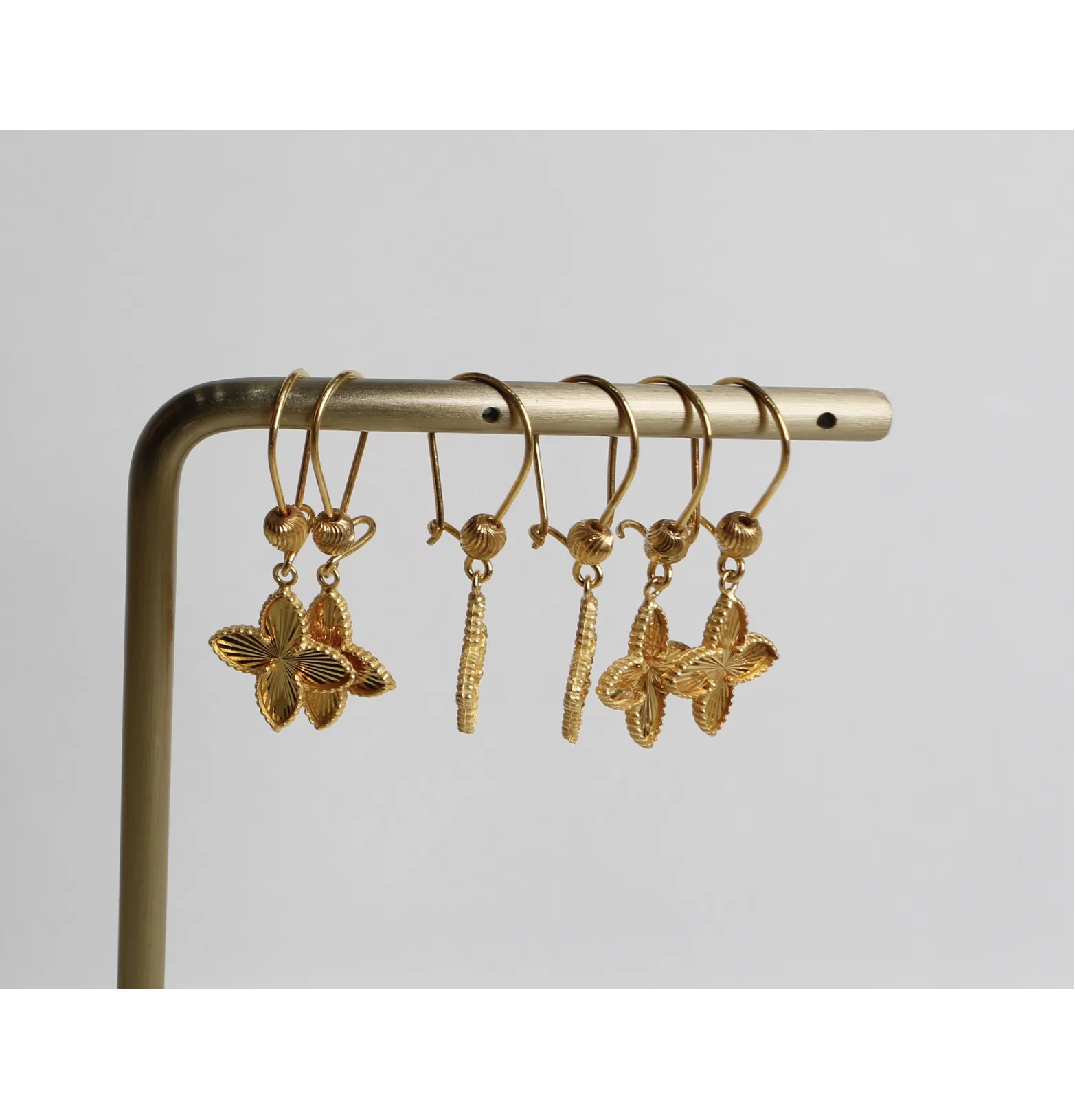 925 sterling silver plated pendant earring