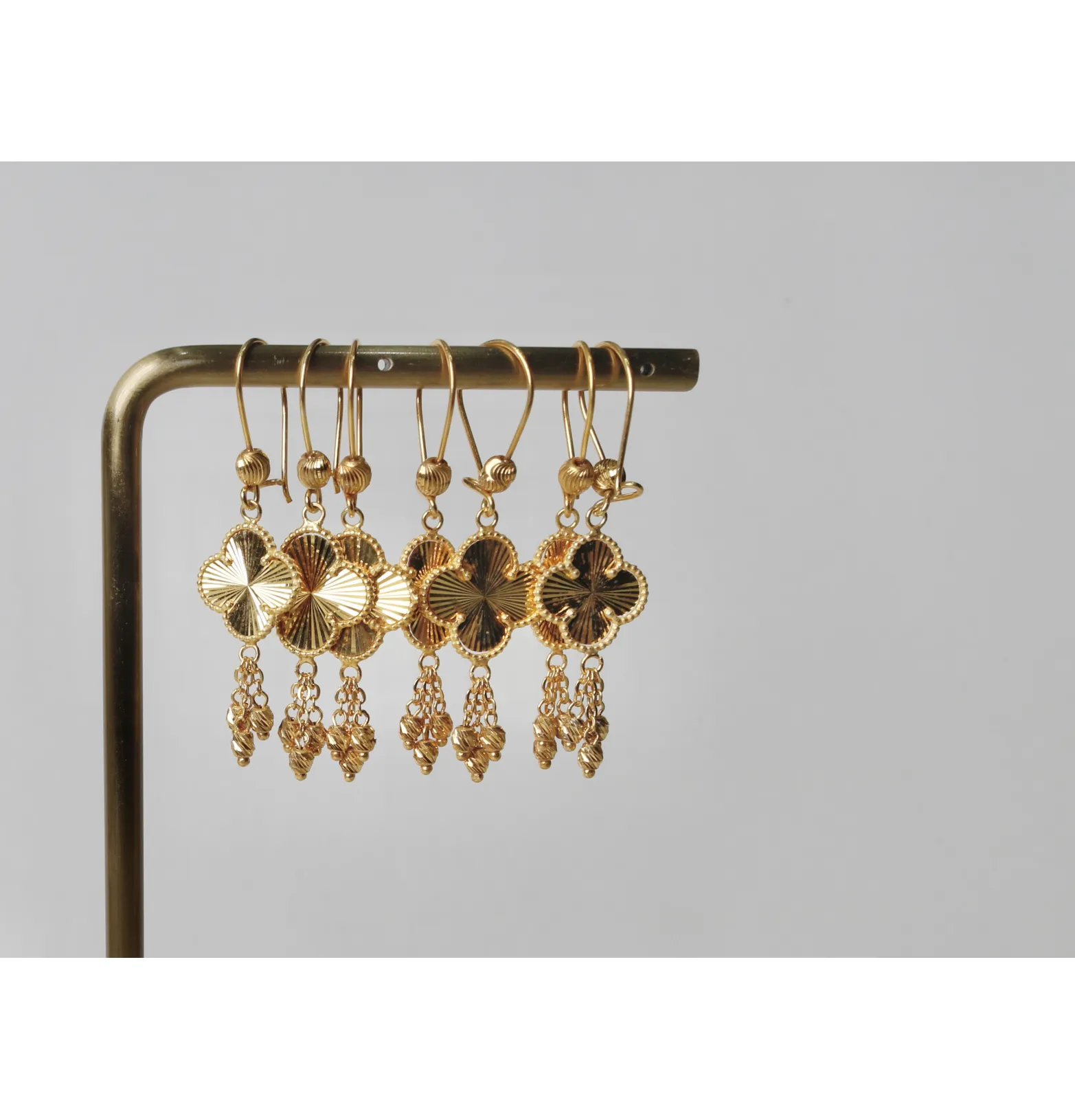 925 sterling silver plated pendant earring