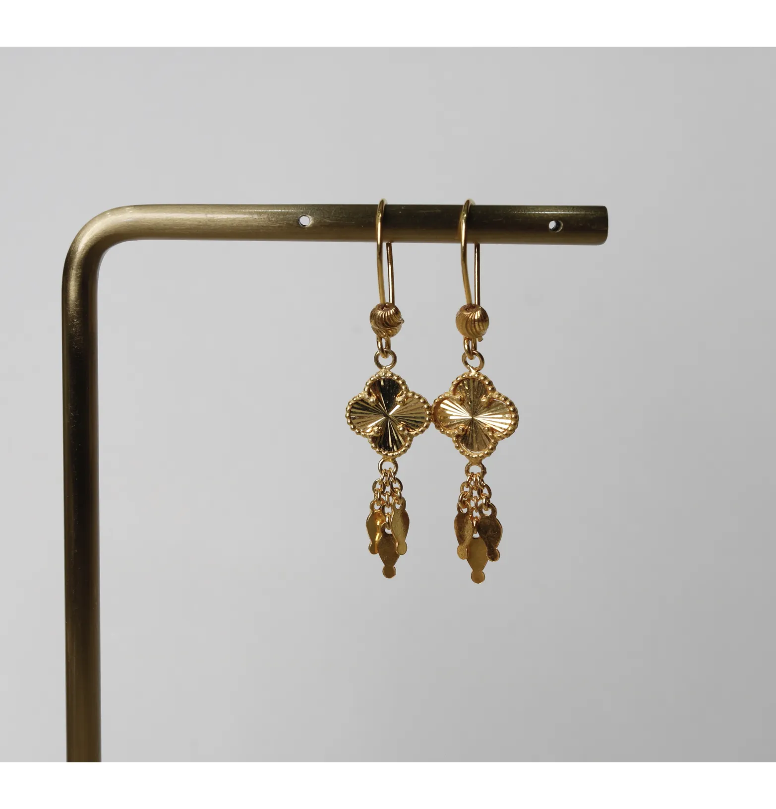 925 sterling silver plated pendant earring