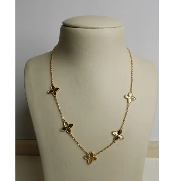 925 sterling silver plated choker, made in Singapore - (J-0329)