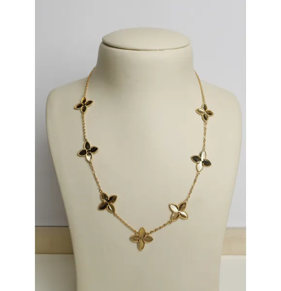 925 sterling silver plated choker, made in Singapore - (J-0330)