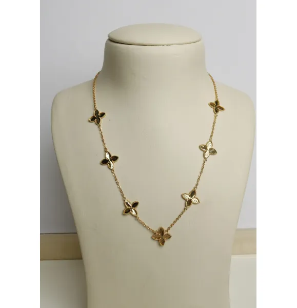 925 sterling silver plated choker, made in Singapore - (J-0331)