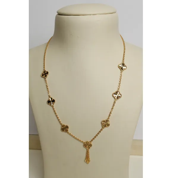 925 sterling silver plated choker, made in Singapore - (J-0340)