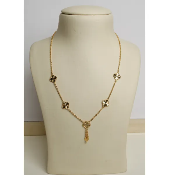 925 sterling silver plated choker, made in Singapore - (J-0341)