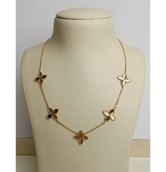 925 sterling silver plated choker, made in Singapore - (J-0344)