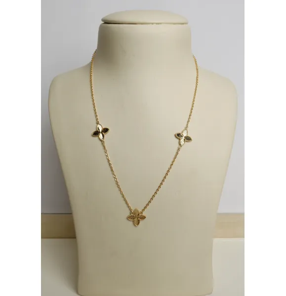 925 sterling silver plated choker, made in Singapore - (J-0349)