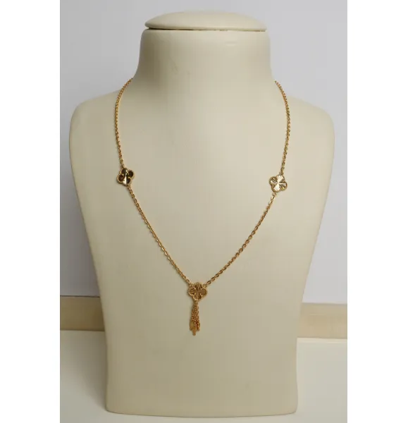 925 sterling silver plated choker, made in Singapore - (J-0351)