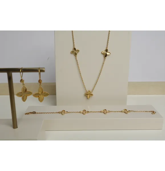 925 sterling silver plated set, made in Singapore - (J-0355)