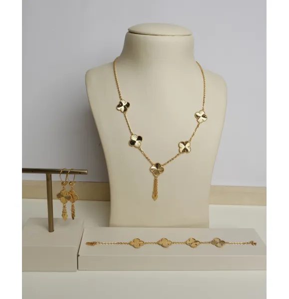 925 sterling silver plated set, made in Singapore - (J-0359)