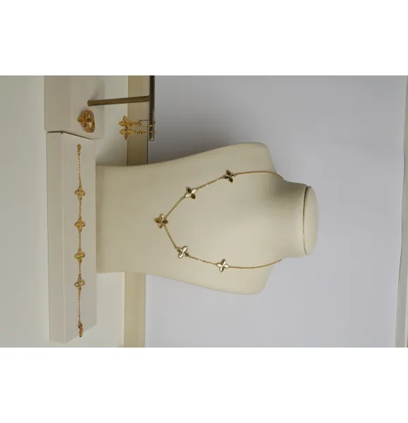 925 sterling silver plated set, made in Singapore - (J-0362)