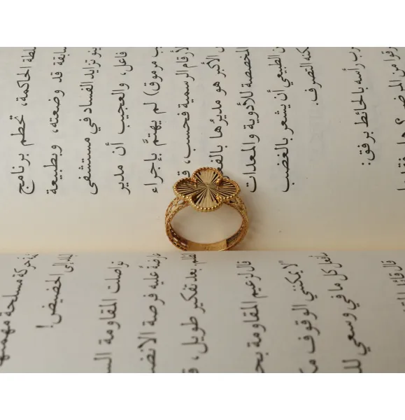 925 sterling silver plated ring - (J-0367)