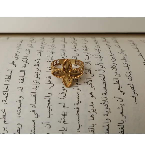 925 sterling silver plated ring - (J-0368)