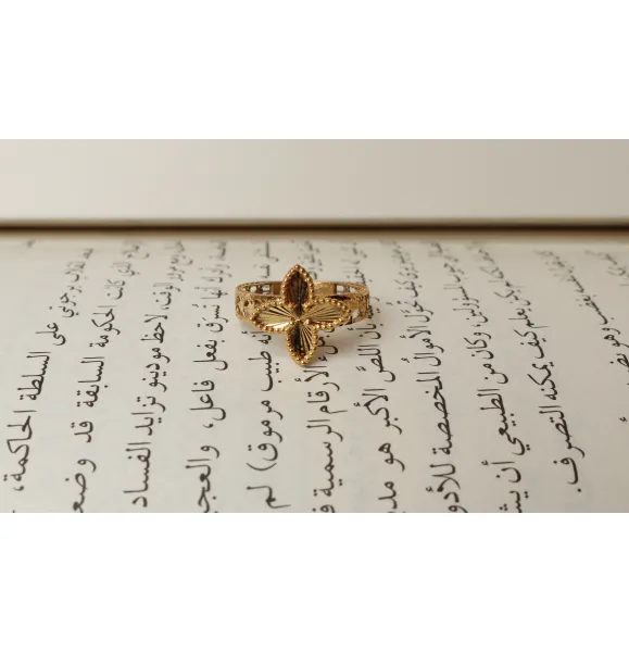 925 sterling silver plated ring - (J-0370)