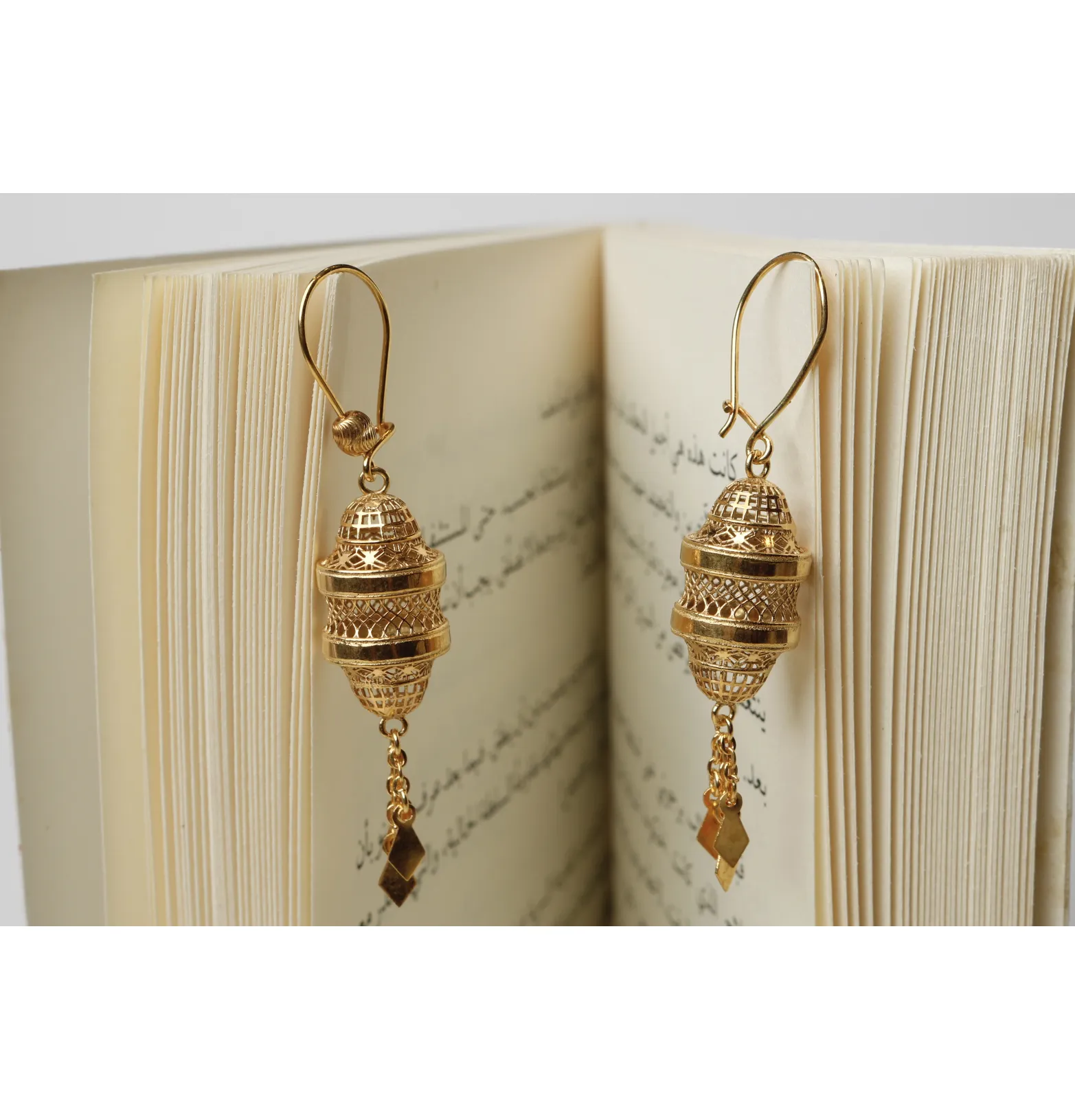 926 sterling silver plated pendant earring