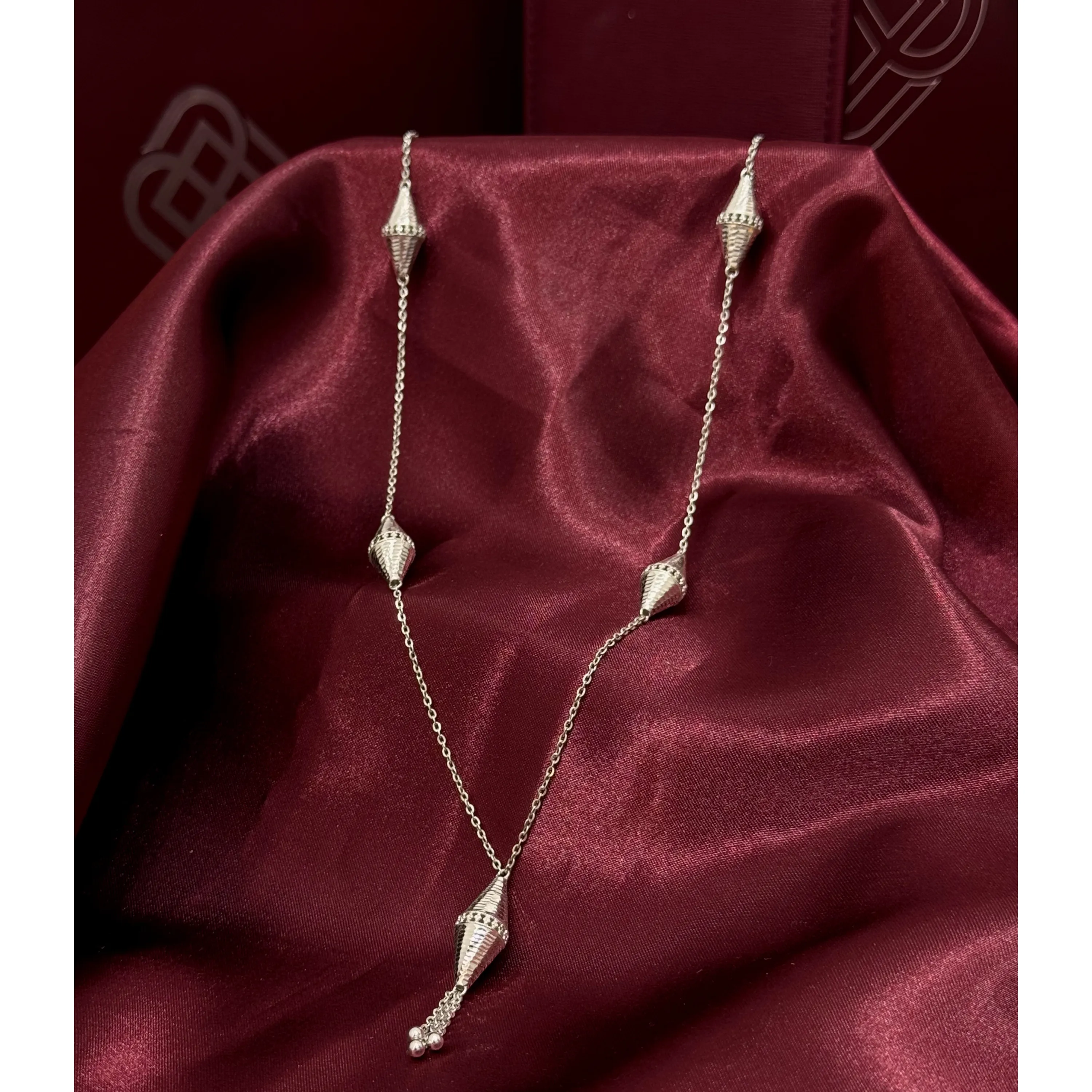 938 plated silver prayer beads necklace 938 plated silver prayer beads necklace