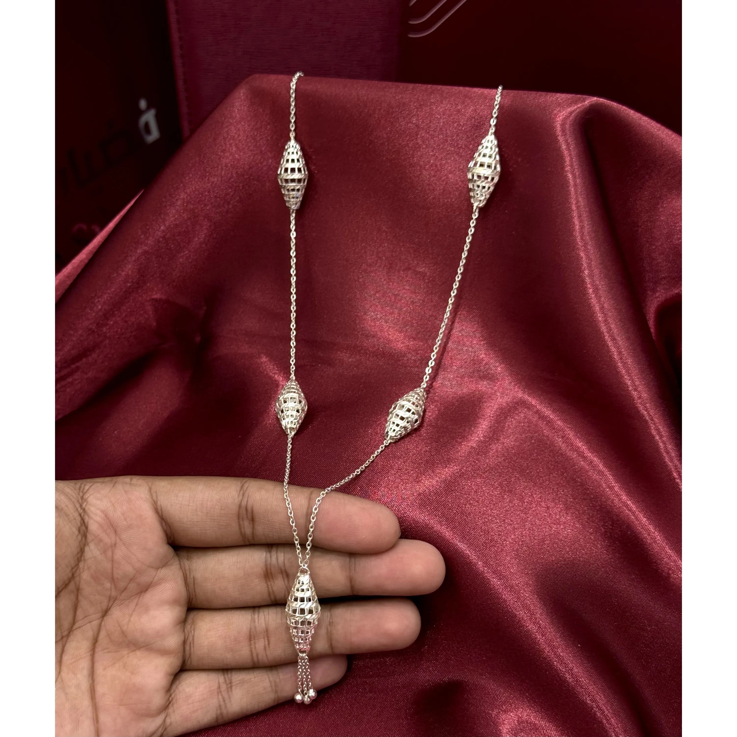 945 sterling silver plated prayer beads necklace 945 sterling silver plated prayer beads necklace