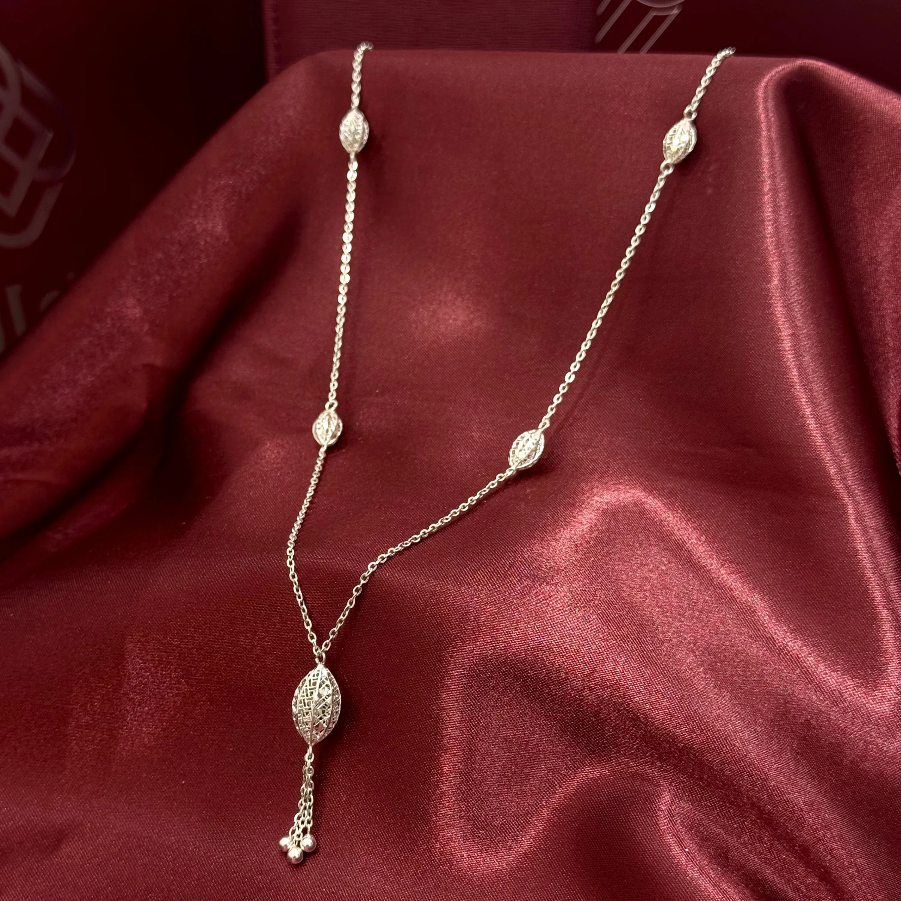 948 plated silver prayer beads necklace 948 plated silver prayer beads necklace