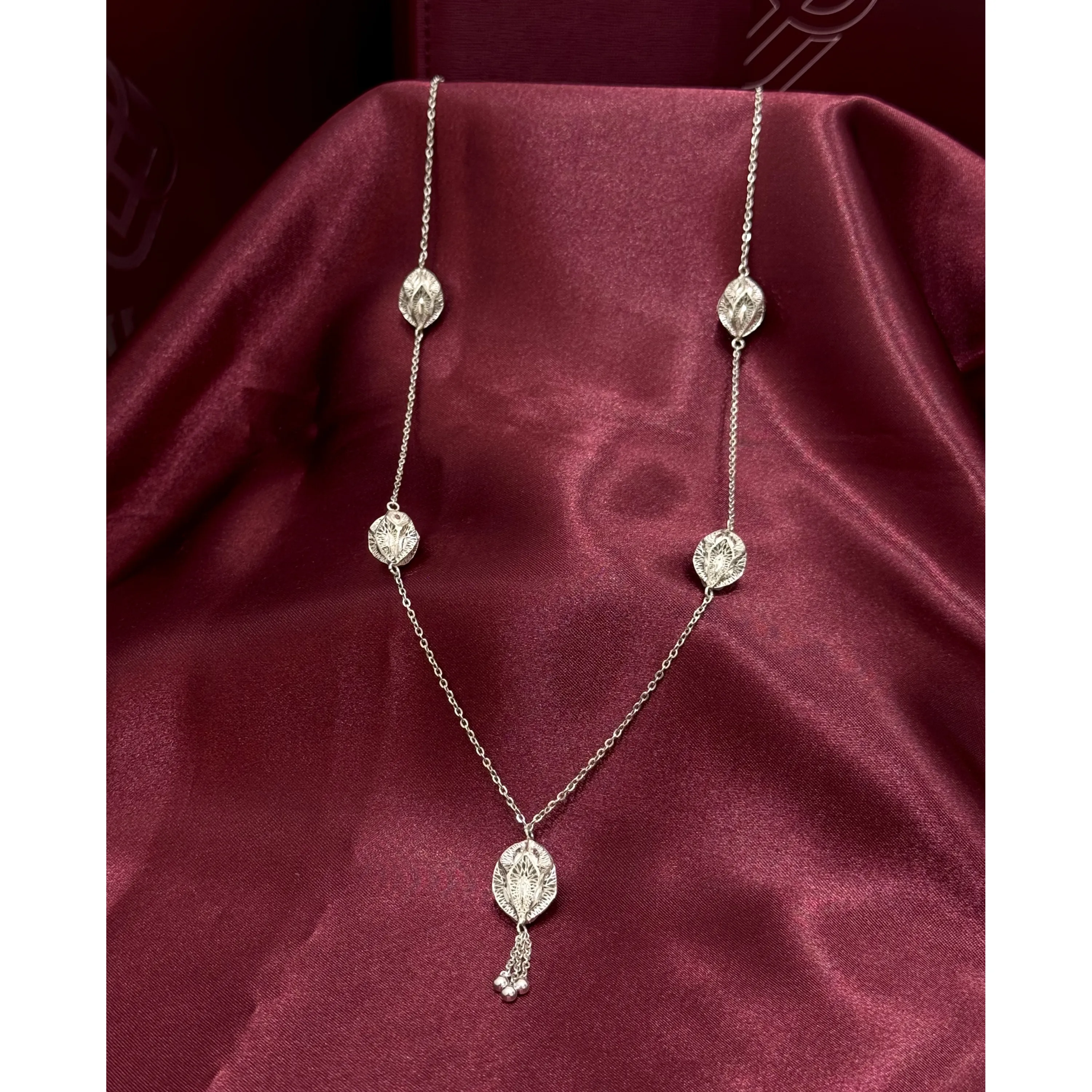 957 plated silver prayer beads necklace 957 plated silver prayer beads necklace