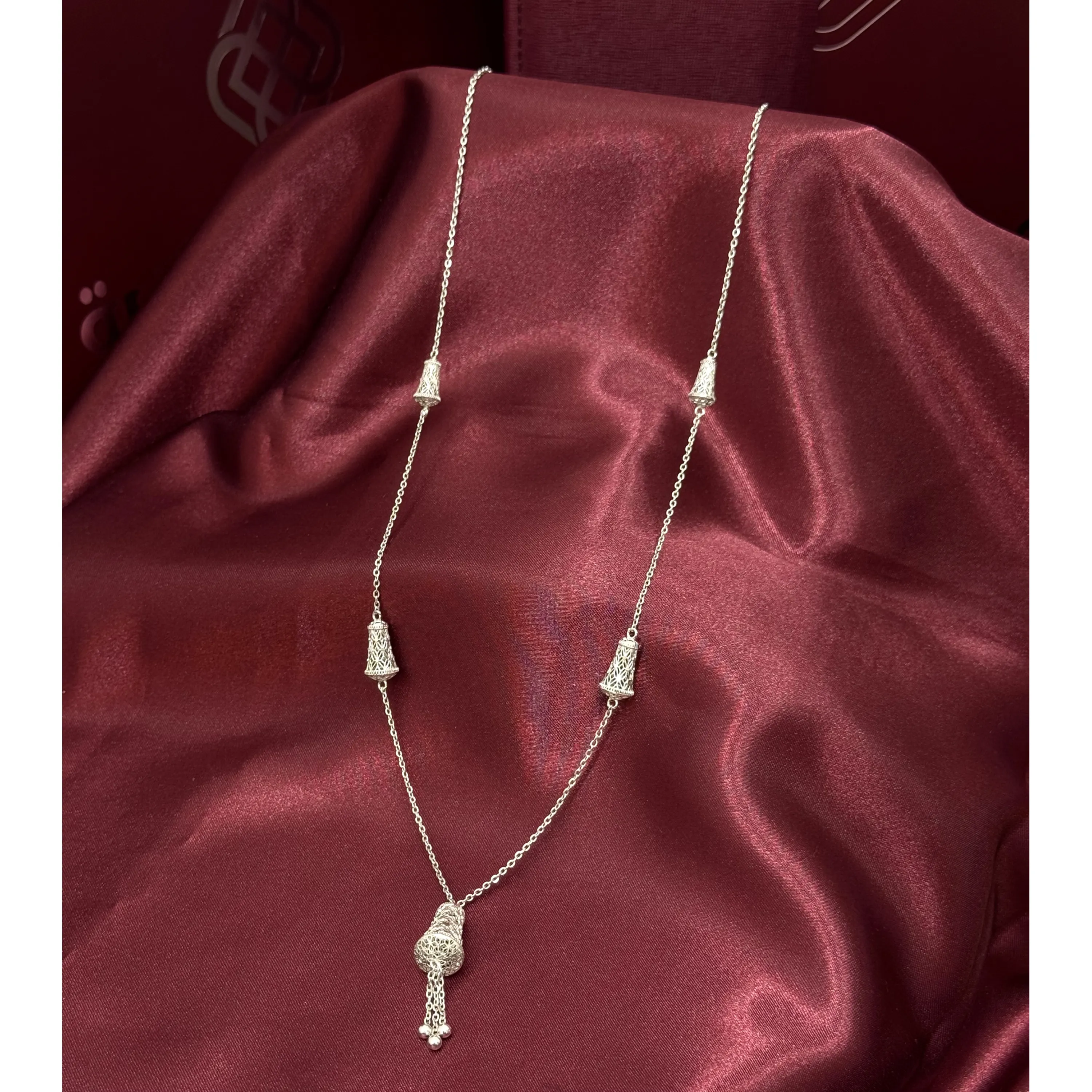 963 plated silver prayer beads necklace 963 plated silver prayer beads necklace