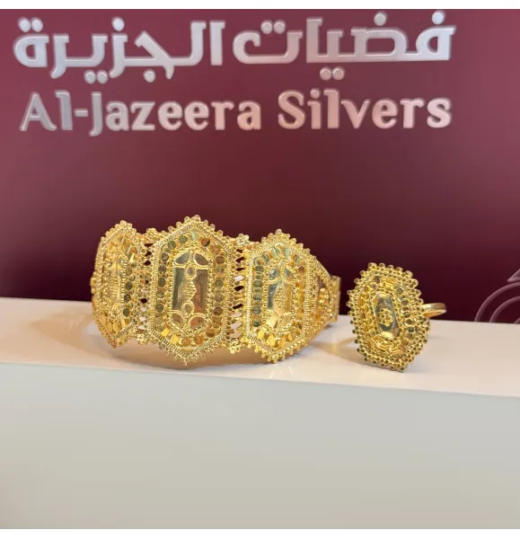 925 sterling silver plated bracelet with ring