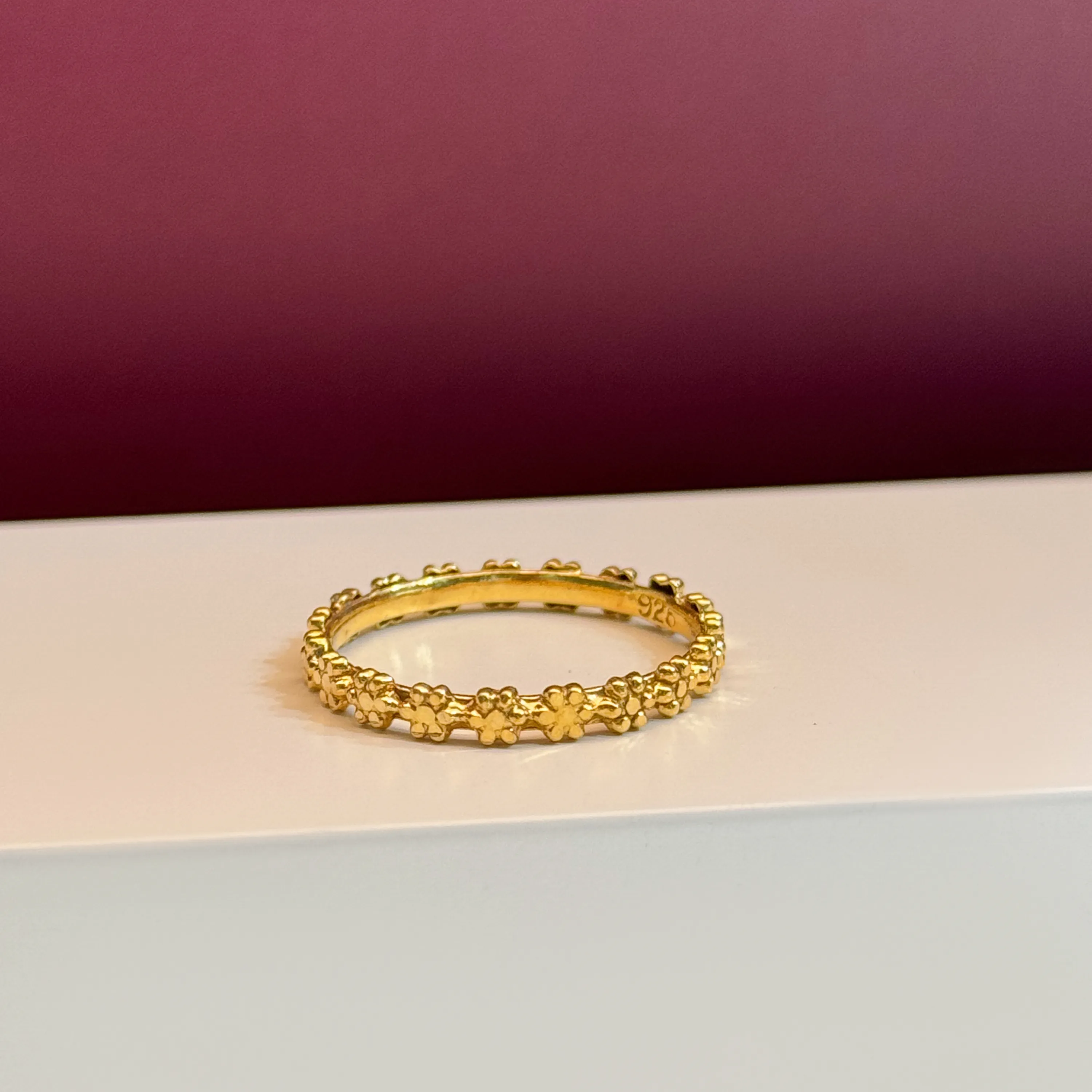 925 silver plated ring