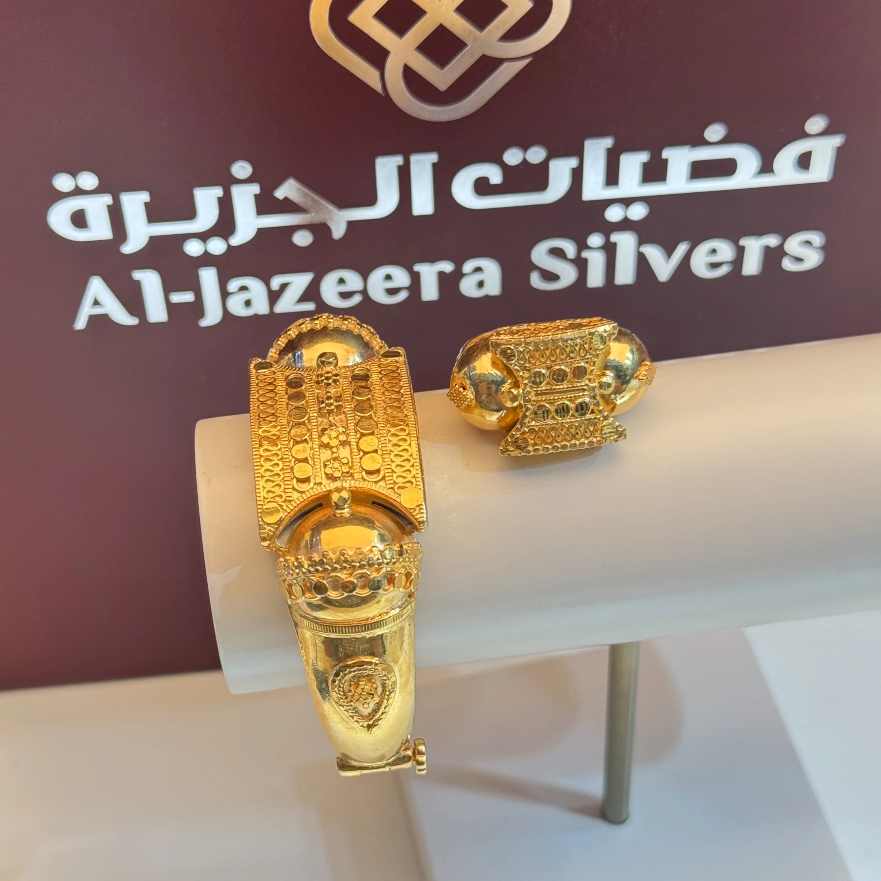 925 sterling silver plated bracelet with ring