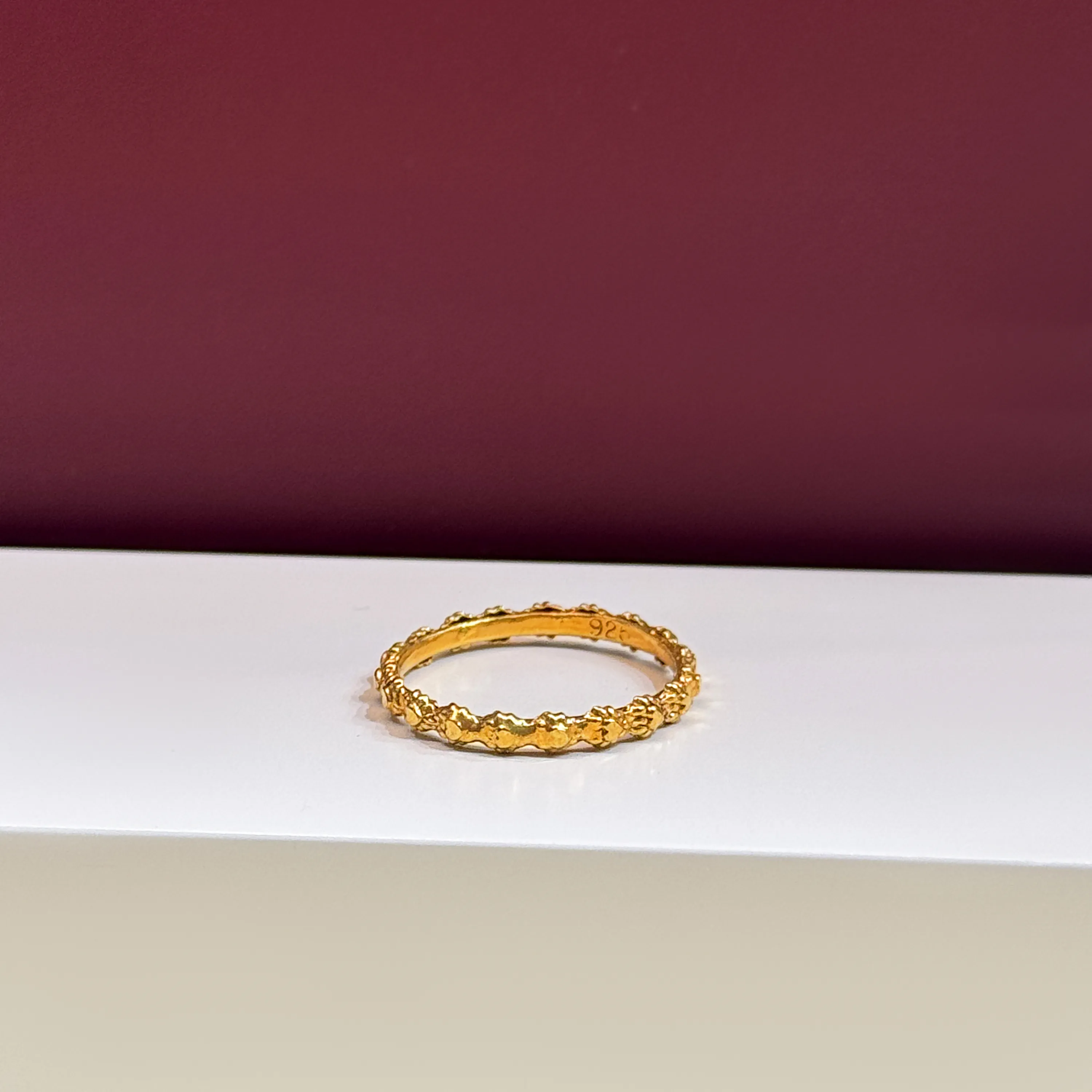 925 silver plated ring