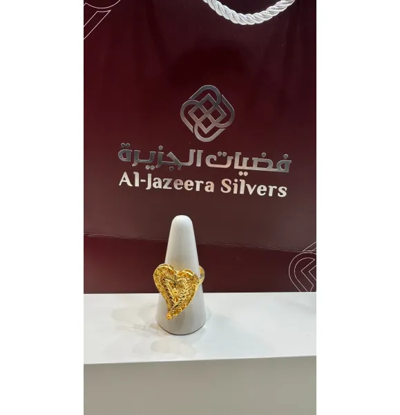 925 sterling silver plated ring - (J-0266)