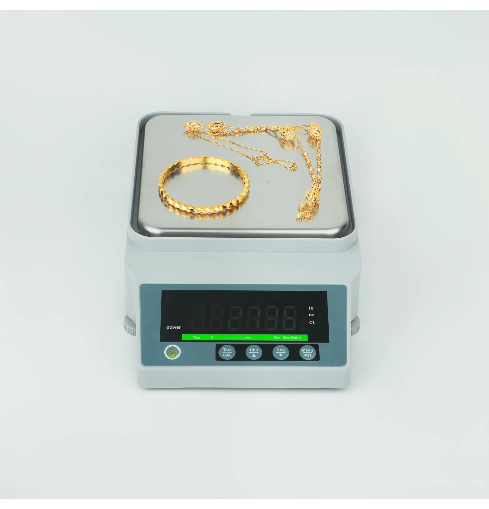 Sensitive gold scale with a capacity of 3 kg