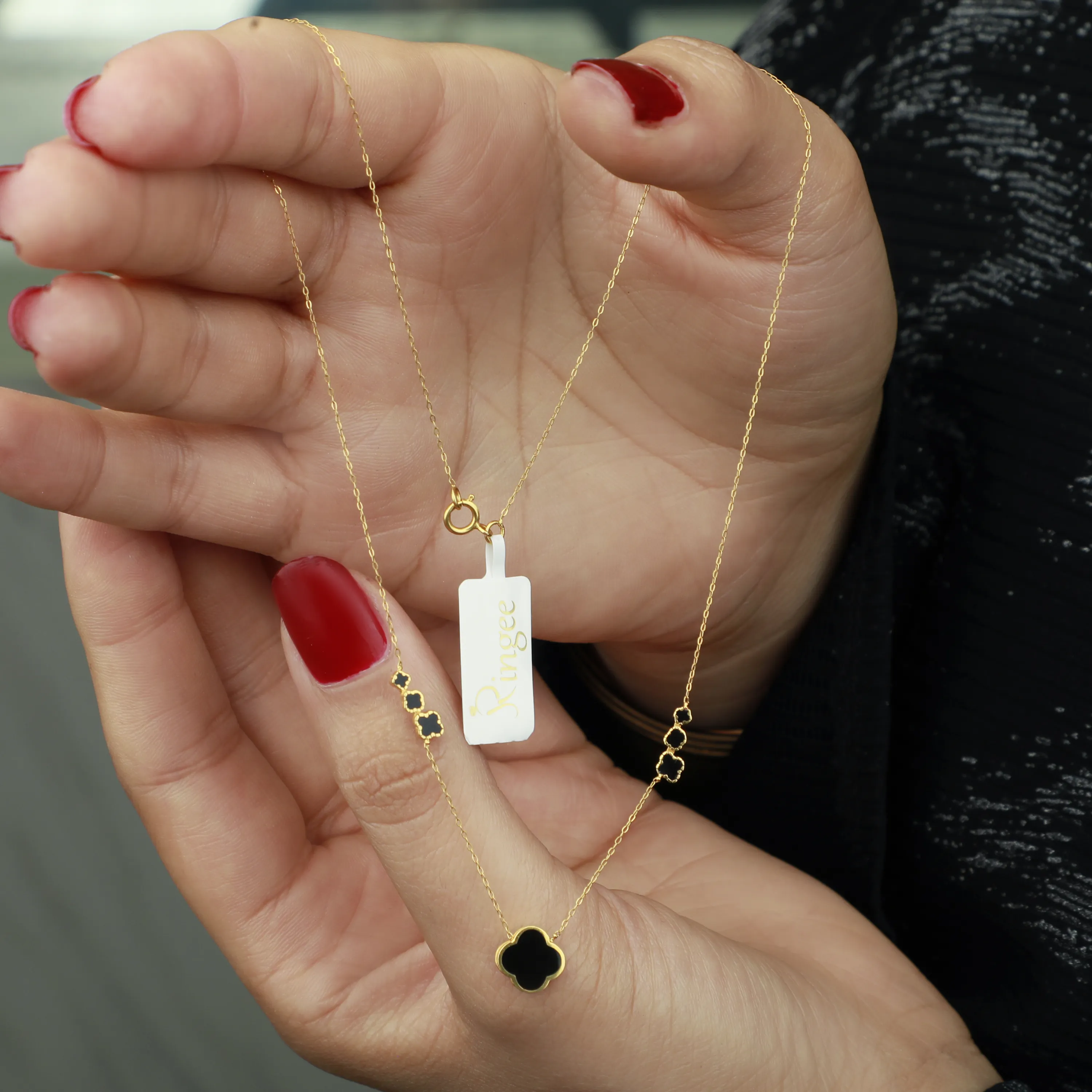 21-karat gold choker, Turkish made